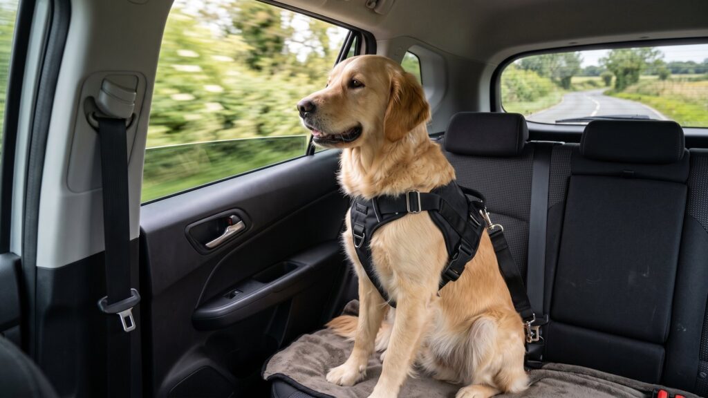 נסיעה בטוחה ברכב עם הכלב: מדריך השוואתי לרתמות, כלובים ופתרונות בטיחות כלבים ברכב